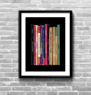 Radiohead Ok Computer  Album Penguin Book Spine Print