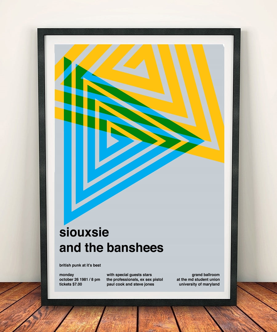 Siouxsie And The Banshees 'At The Grand Ballroom 1981' Print