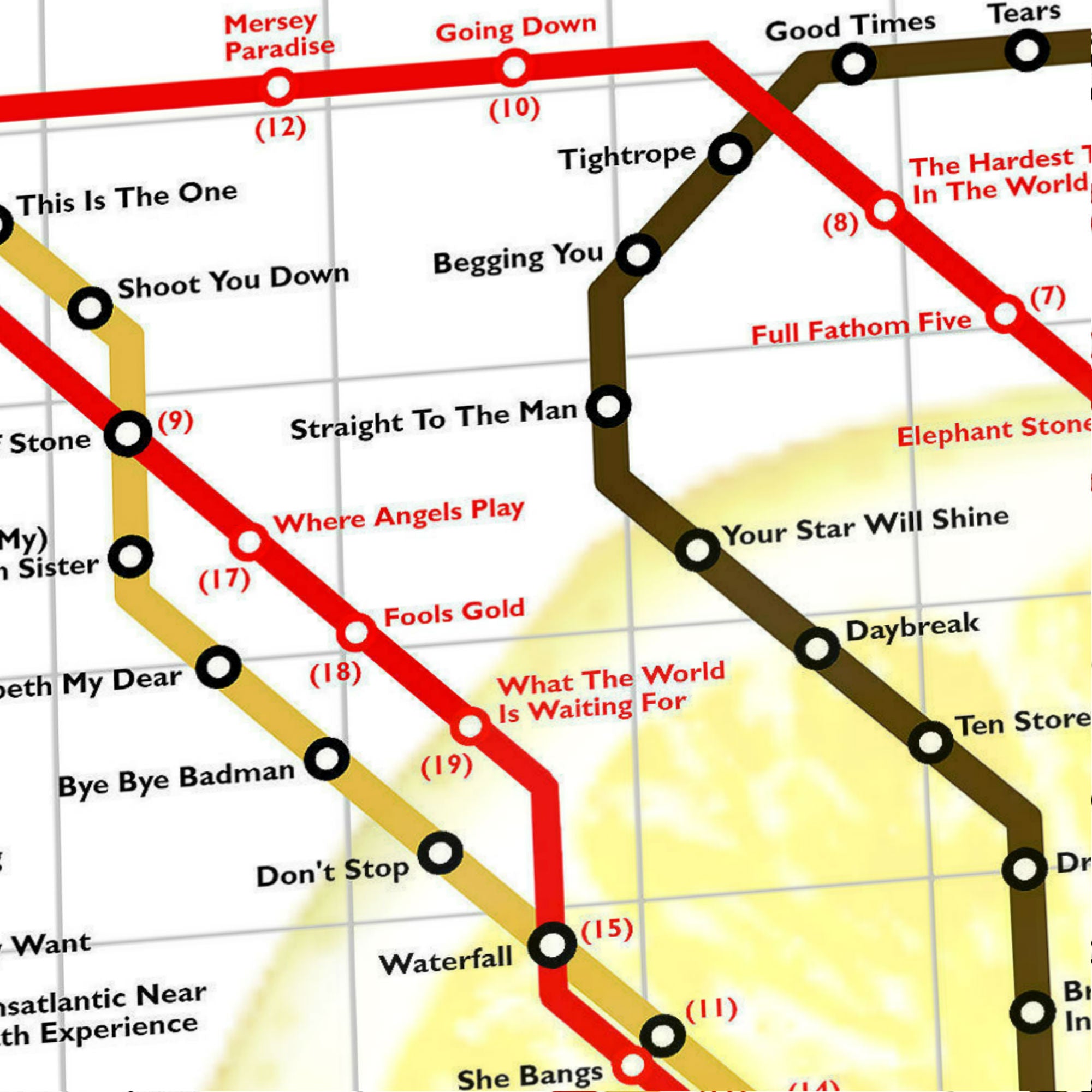 Stone Roses Map The Stone Roses Music Meto Map – Retrorockstar