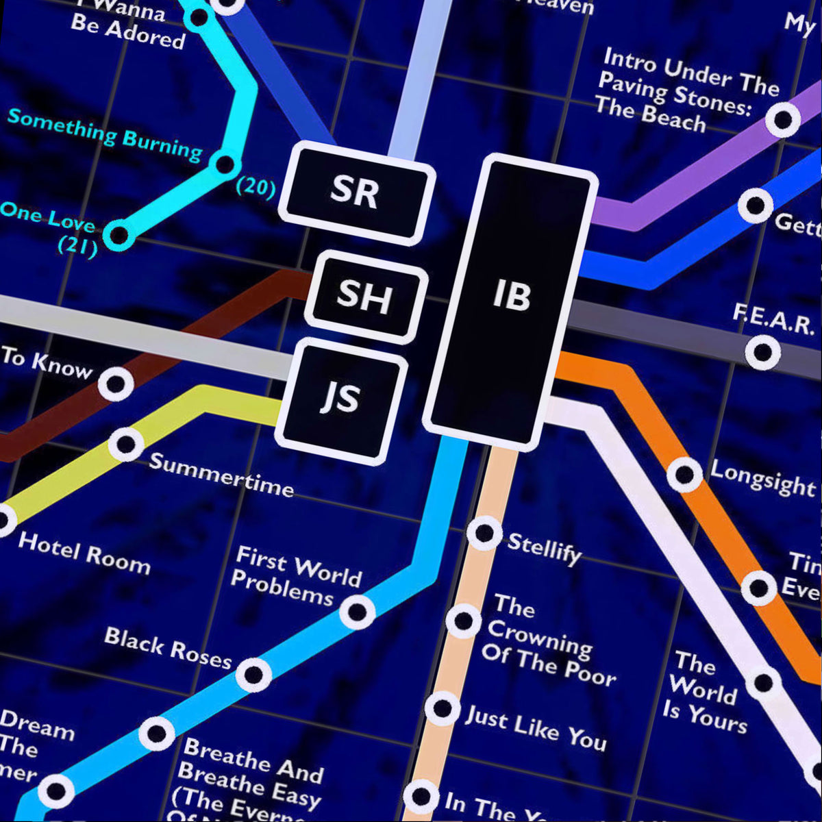 Stone Roses Map The Stone Roses Music Meto Map – Retrorockstar