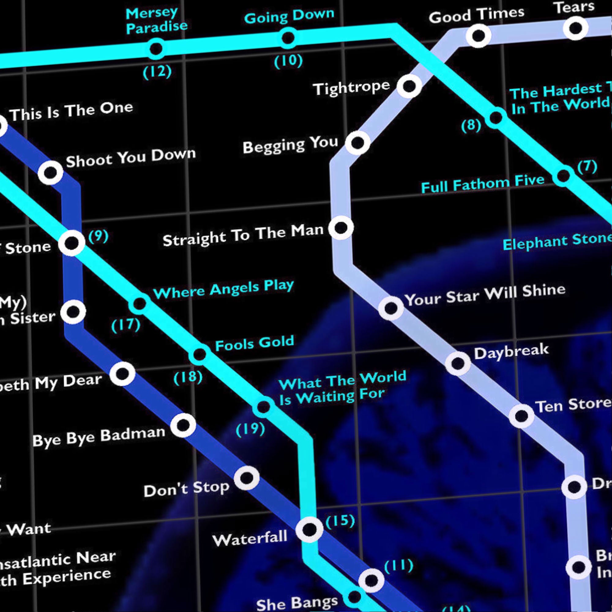 Stone Roses Map The Stone Roses Music Meto Map – Retrorockstar