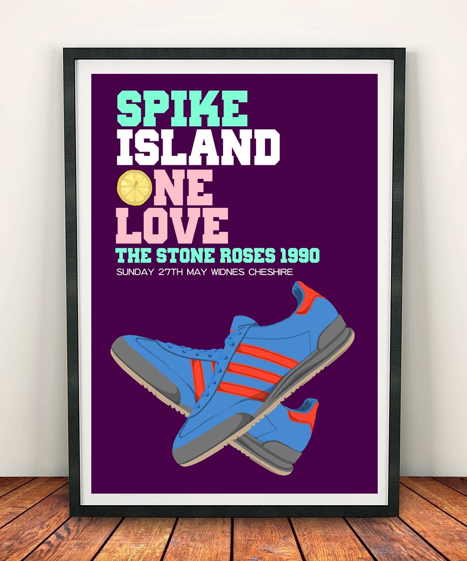 The Roses 'Spike Island One Love' Print – Retrorockstar