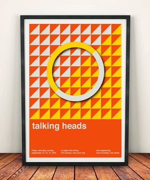 Talking Heads 'At CBGB & OMFUG 1975' Print