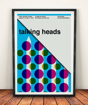 Talking Heads 'At CBGB & OMFUG August 1975' Print