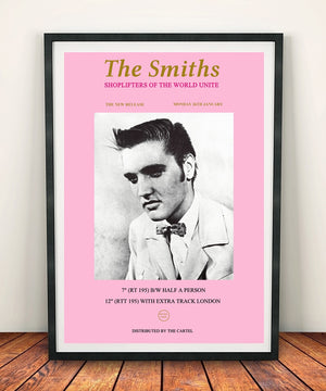 The Smiths 'Shoplifters Of The World Unite' Print