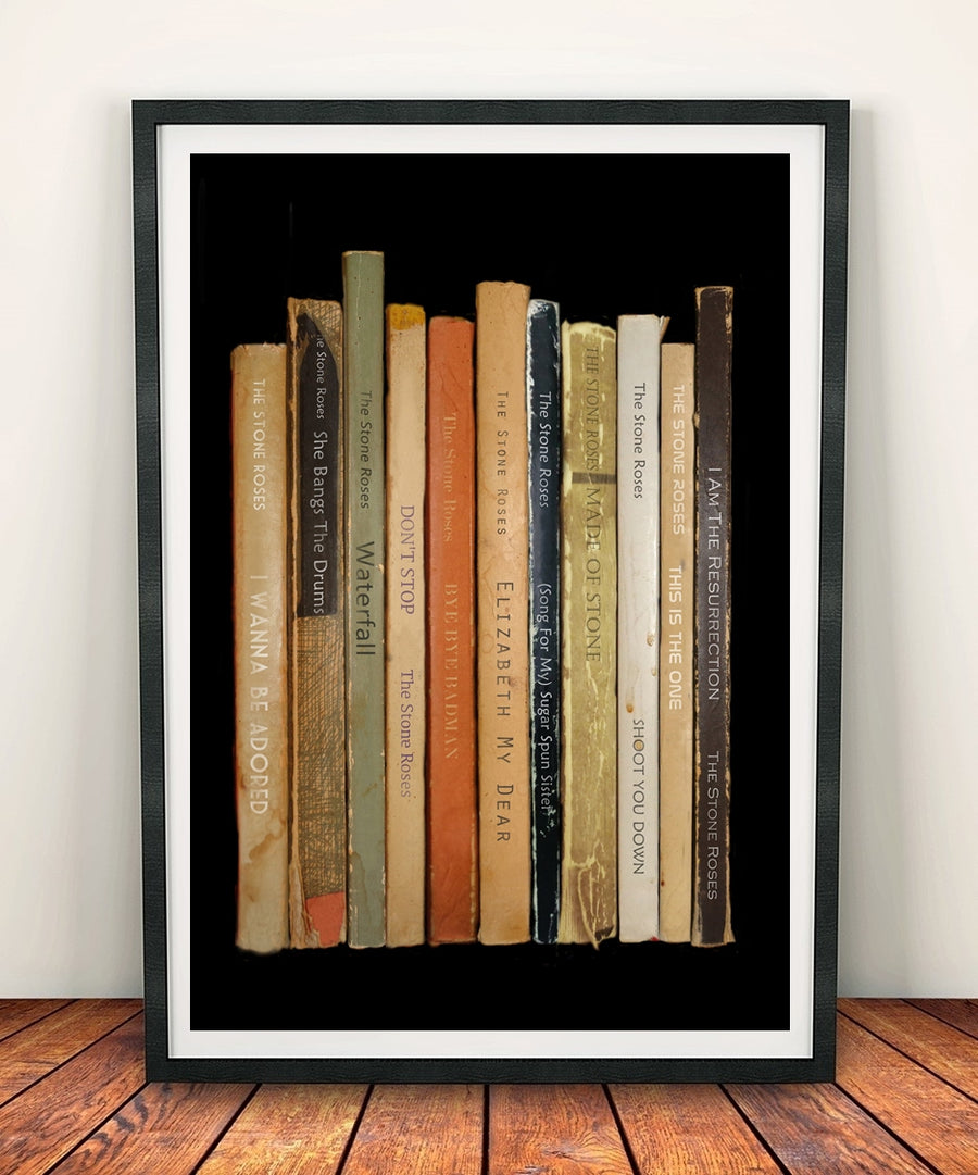 'The Stone Roses' Debut Album Penguin Book Spine Print