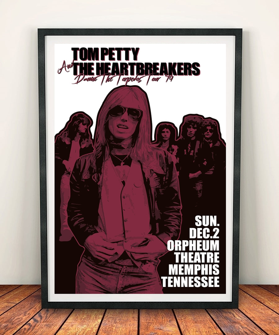 Tom Petty And The Heartbreakers 'Damn The Torpedoes Tour 1979' Print