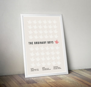 The Ordinary Boys Reworked Gig Poster