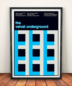 The Velvet Underground 'At The Paramount Theatre 1970' Print