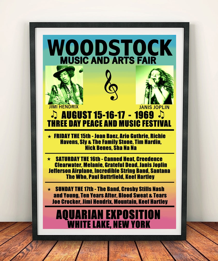 Woodstock Festival 1969 Print