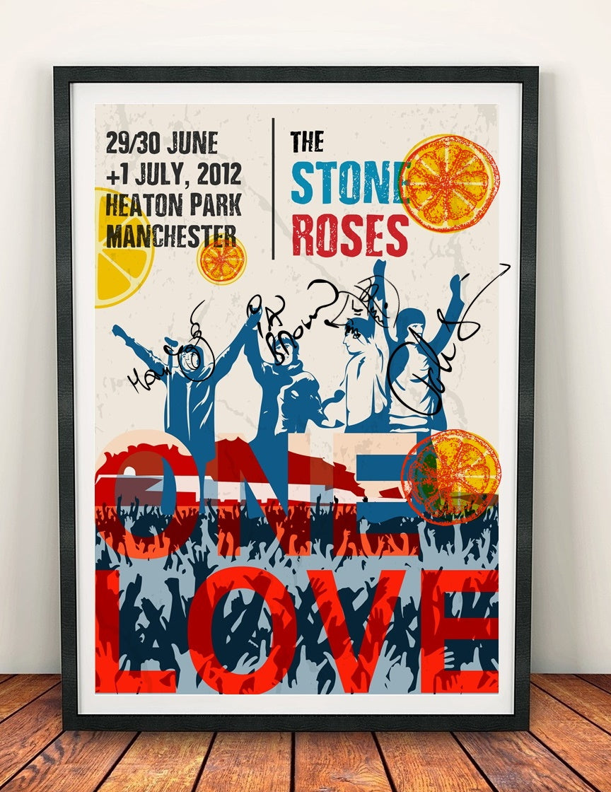 The Roses 'Heaton Park' Signed Print