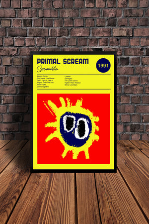 PRIMAL SCREAM *SCREAMADELICA   Tribute Print