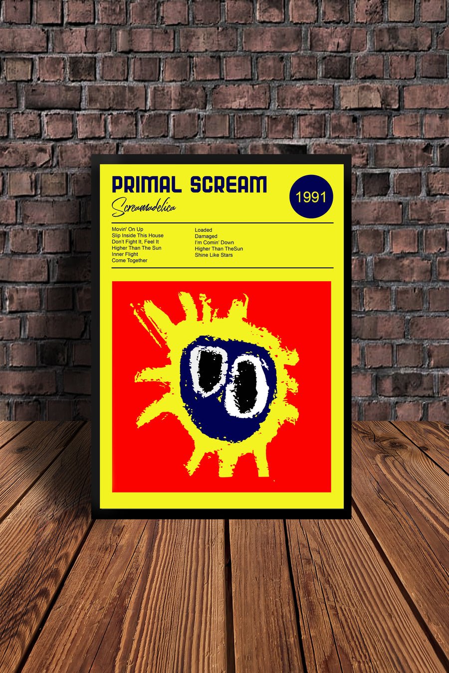 PRIMAL SCREAM *SCREAMADELICA   Tribute Print