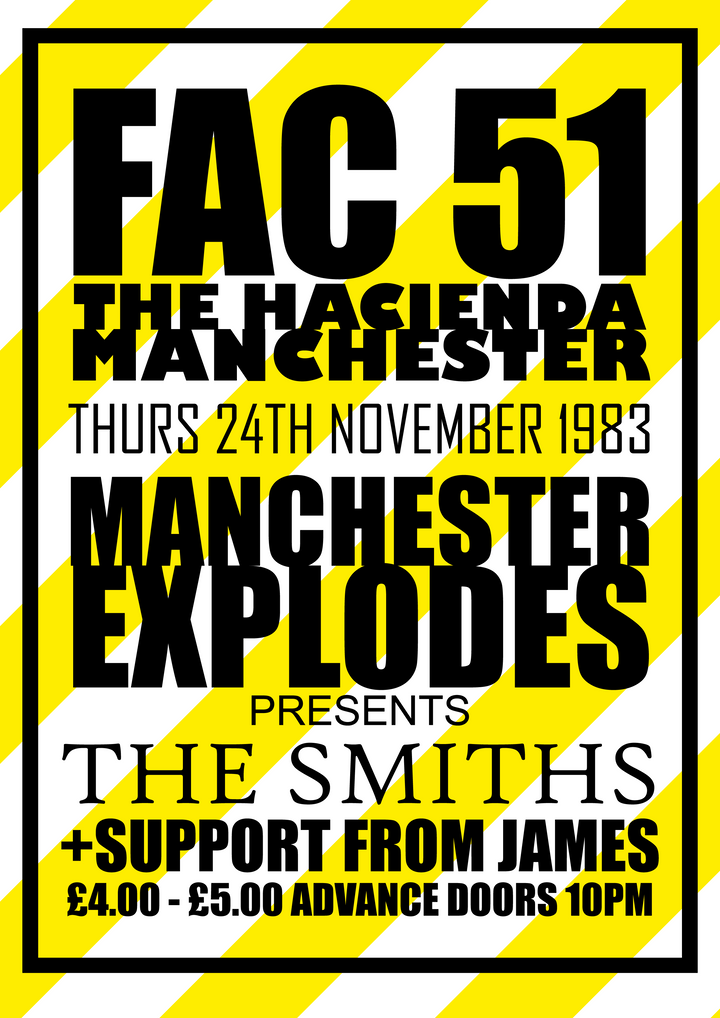 Hac Fac51 Smiths James  Gig Remixed Print