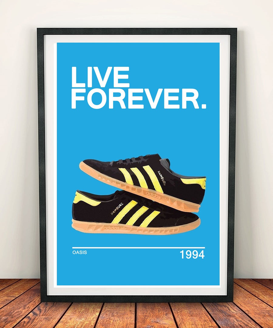Oasis 'Live Forever' Print