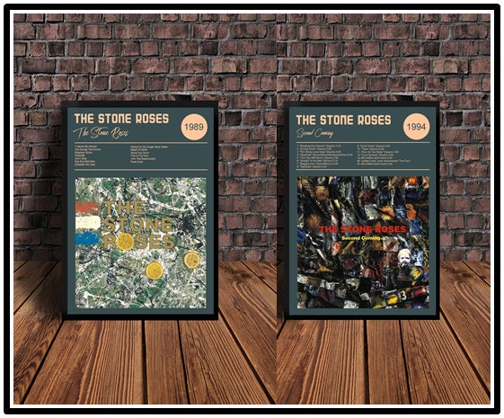 The Roses Debut Album & Second Coming Print Set – Retrorockstar