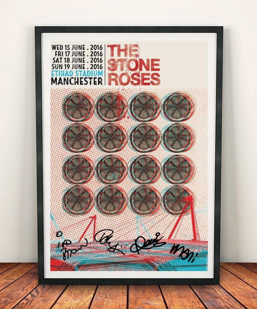 The Roses Signed Etihad Stadium Commemorative Edition Print